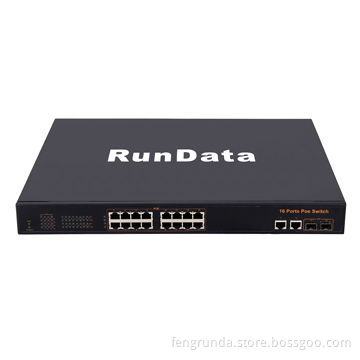 16+4 100Mbps Web Smart PoE Switch, 250W